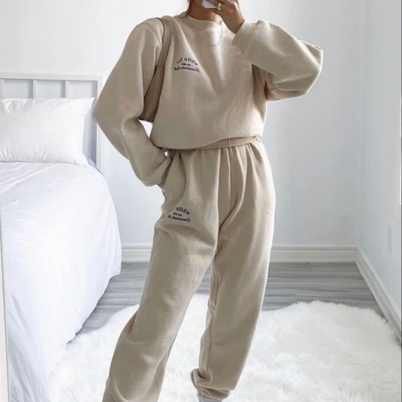 White Fox Boutique Pants - WHITEFOX BOUTIQUE SET S/M